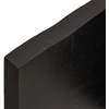 Vonios stalviršis, tamsiai rudas, 60x60x(2-4) cm, mediena
