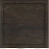 Vonios stalviršis, tamsiai rudas, 60x60x(2-4) cm, mediena