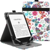 Vovipo universalus dėklas 6 colių, 6,8 colių 7 Kindle Paperwhite/colorsoft e-skaityklėms, apsauginis dėklas su rankos dirželiu, suderinamas su Kindle/kobo/tolino/pocketook/sony 6-6,8-7 colių e-skaityklėmis