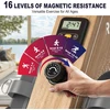 Vowvit Or3 irklavimo treniruoklis namams, magnetinis irklavimo treniruoklis su bluetooth monitoriumi, 16 pasipriešinimo lygių, kompaktiškas irklavimo treniruoklis su 160 kg svorio riba, vertikalus laikymas, smėlio spalvos