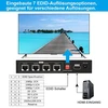 Vpfet Hdmi skirstytuvas-stiprintuvas per Cat5e 6 50m 1 įėjimas į 4 išėjimus, balun ethernet palaiko 1080p Hdcp Edid Poc, maitinimo šaltinis