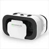 Vr ausinės, suderinamos su iphone ir android telefonais, virtualios realybės ausinės, google cardboard - mini išskirtinės lengvos - patogūs nauji 3d vr akiniai (vr4.0 vr box, 1 pakuotė)