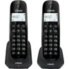 Vtech Cs1451 Dect belaidis telefonas su 2 rageliais, atsakikliu, laisvų rankų funkcija, skambinančiųjų blokavimu, skambinančiojo atpažinimu / skambinimo funkcija, apšviestas ekranas, Eco režimas, žema radiacija