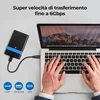 Vultech Gs-15u3 išorinis standžiojo disko dėklas 2.5 colio Sata Iii Ssd/hdd iki 9.5mm 8tb 6gbps Uasp Super Speed su Usb 3.0 laidu suderinamas su Western Digital, Toshiba, Seagate, Hitachi, Ps4, XBOX