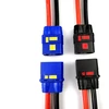 Vuniversum 2 poros (4 vnt.) originalūs anti-flash didelės srovės qs8s qs8 8 mm ec8 auksiniai kištukiniai jungtys atvirkštinio poliškumo apsauga juoda iki 180a e-bike lipo baterija