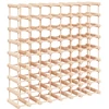 Vyno laikiklis 72 buteliams, 90,5x23x90,5cm, pušies masyvas