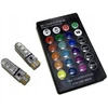 W5w Led Rgb lemputės su pulteliu, 12v