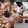 Wacaco Nanopresso nešiojamas espreso kavos aparatas su Ns adapteriu, patobulinta Minipresso versija, kompaktiškas kelioninis kavos aparatas, 18 bar slėgis, valdomas rankiniu būdu, puikiai tinka stovyklavimui ir nuotykiams