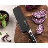 Wakoli Titanium Noir Nakiri peilis 17 cm I aukščiausios kokybės nerūdijančio plieno virtuvinis peilis su juoda titano danga I ergonomiška G10 rankena I aštrus profesionalus peilis stilingoje dovanų dėžutėje