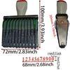 Wanlian klasikinis numerių antspaudas 7 mm 11 juostų guminis numeravimo antspaudas, atspaudo dydis 67x7 mm, pilkas juodas daugiafunkcis "pasidaryk pats" numeravimo antspaudas