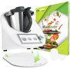 Wave Brands stumdoma lenta Thermomix Tm6, Mixmover, priedai Tm5 ir Tm6, lengvas slydimas maisto kombainui, aukštos kokybės akrilas, baltas