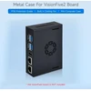 Waveshare metalinis korpusas, skirtas Visionfive2 plokštei (neįtrauktas) su aušinimo ventiliatoriumi, mini kompiuterio korpusas