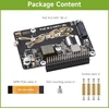 Waveshare Pcie į M.2 adapteris su Poe funkcija Hat+ (b), suderinamas su Raspberry Pi 5, palaiko Poe Nvme diskų protokolą 2230/2242/2260/2280 M.2 Ssd, didelės spartos skaitymas/rašymas