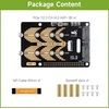 Waveshare Pcie M.2 Hat+ adapteris Raspberry Pi 5, 2x Nvme