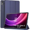 Wd&cd dėklas, suderinamas su Lenovo Tab P11 (2nd Gen) 11.5 colių Tb350fu/tb350xu 2022, itin plonas dėklas su stovo funkcija, automatinio miego/pabudimo funkcija, mėlynas