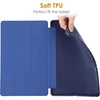 Wd&cd dėklas, suderinamas su Lenovo Tab P11 (2nd Gen) 11.5 colių Tb350fu/tb350xu 2022, itin plonas dėklas su stovo funkcija, automatinio miego/pabudimo funkcija, mėlynas