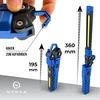 Webaa 2x darbo lempos dirbtuvių lempa inspekcinė lempa stiprus magnetas 3 šviesos šaltiniai