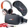 Webski Vr 3d akiniai su ausinėmis + Bluetooth pultelis