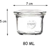 Weck Mini stiklainiai konservavimui su dangteliais 80 ml, 12 vnt. rinkinyje