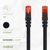 Welly Enjoy Wy40153 tinklo patch kabelis, 6 kategorija, U/utp Ethernet Gigabit Lan Rj45, 3 m, Pvc Cu Awg 26/7, juodas