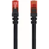 Welly Enjoy Wy40153 tinklo patch kabelis, 6 kategorija, U/utp Ethernet Gigabit Lan Rj45, 3 m, Pvc Cu Awg 26/7, juodas