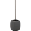 Wenko 20025100 wc šepetėlių rinkinys Faro pilkas, keraminis, 12 x 40 x 12 cm, pilkas
