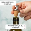 Westmark pilstukas aliejui, kamštis/nerūdijantis plienas, sidabrinis