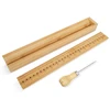 Whemyreat 32 cm medinis knygrišimo perforavimo lopšys su yla, knygrišimo parašo perforavimo įrankiai "pasidaryk pats" knygrišimo amatams ir siuvimo reikmenims, medinis perforavimo lopšys knygrišimui su perforavimu