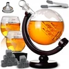 Whisky rinkinys Retoo gaublio formos grafinas ir stiklinės gimtadieniui bosui dovana