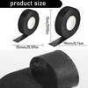 Whycnjl audinio juostos rinkinys, 2 vnt., 1 x 19 mm x 15 m ir 1 x 15 mm x 15 m lipni juosta, laidų pynė, audinio juosta, lipni juosta, laidų pynė, elektriko juosta, automobilio laidų pynė, veltinio juosta kabeliams