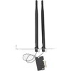 Wi-fi kortelė Pcie belaidžio Wi-fi tinklo adapterio kortelė stacionariam kompiuteriui Windows 8/10/11, 2.4g 5g 867mbps dviejų dažnių 5g tinklo kortelė (nuimama antena)