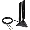 Šakotuvas Wifi 6e 5.8ghz 2.4ghz 5ghz Rp-sma antena su magnetiniu pagrindu