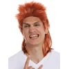 Wig Me Up - 31910-fr14b perukas karnavalinis vyriškas Proll Mullet vario raudonos spalvos