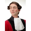 Wig Me Up – F2588 2t30 perukas vyrams, kokybiškas karnavalinis teatro baroko lordo edelmanno adligerio juodas/ruda