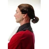 Wig Me Up – F2588 2t30 perukas vyrams, kokybiškas karnavalinis teatro baroko lordo edelmanno adligerio juodas/ruda