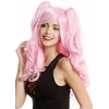 Wig Me Up - Yzf-4379-tf2317 perukas moterims, cosplay, 2 nuimamos kasos, ilgi banguoti gotikinio stiliaus Lolita, šviesiai rožinis