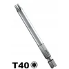 Wiha Torx T40 x 90mm 1/4" profesionalus antgalis