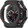 Wiikai 2 apsauginių dėklų rinkinys, suderinamas su Amazfit T-rex 3, visapusiška apsauga, buferio dėklas, apsauginis dėklas, juodas, raudonas