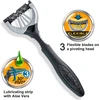 Wilkinson Sword Xtreme 3 Juodas Edition vienkartiniai skustuvai - 10 vnt. pakuotė, 3 ašmenys su lanksčia galvute, lanksti komforto technologija, pilna apsauga skutantis