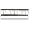 Windhager Apvadas gėlių lysvėms pvc ratanas 35 x 100 cm antracito spalvos