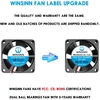 Winsinn 24v Dc Ventiliatorius 25x10mm, dvigubi guoliai, 9500 Rpm (5 vnt.)
