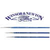 Winsor & Newton trumpų kotelių akvarelinių teptukų serija 111. Nr. 000, 00, 2 ir 1 kortelė