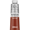Winsor & Newton Winton 8840593 aukštos kokybės aliejiniai dažai - 200 ml tūbelė su tolygia konsistencija, atsparūs šviesai, gerai dengiantys, sodrūs spalvos pigmentais - šviesiai raudona