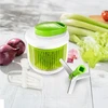 Wintem smulkintuvas su šluotele, krepšeliu ir nerūdijančio plieno ašmenimis - universalus ir kompaktiškas dydis, idealus įvairiems maisto produktams smulkinti ir padažams gaminti