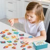 Wisplye magnetinis žvejybos žaidimas, vaikiškas žaislas pagamintas iš medžio, montessori medinis žaislas, magnetinis žaidimas, smulkiosios motorikos lavinimo žaislas, dovana berniukams ir mergaitėms nuo 2 3 4 metų (mėlynas)