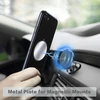 Wonlive metalinė plokštelė magnetiniam telefono laikikliui, 10 vnt. metalinių plokštelių su lipnia plėvele automobilių priedams, 6 apvalios ir 4 stačiakampės, sidabrinės
