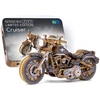 Wooden city Medinės 3d dėlionės, 3d modelis, motociklas Cruiser, Woodencity