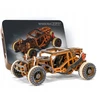 Wooden city Woodencity 3d medinis mechaninis judantis modelis Buggy konstruktorius