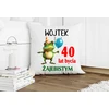 Woodman pagalvė ir puodelis dovana Jajebist's 40-ajam gimtadieniui