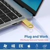 Wooolken Metalinis Usb Raktas 2 Gb 20 vnt. pakuotė, atsparus vandeniui 2.0 Mini Usb Raktas 2 Gb Įvairiaspalvė 20 vnt. pakuotė, skirta nešiojamam kompiuteriui, kompiuteriui, televizoriui, automobiliui